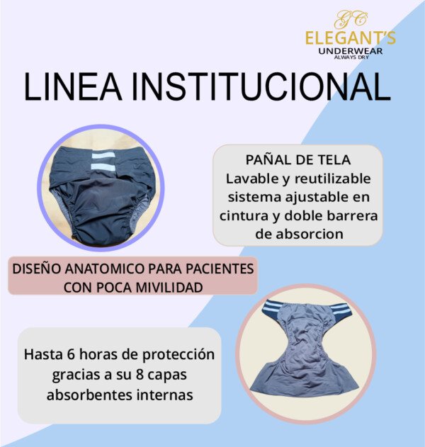 Pack x 3 Pañales Reutilizable Adulto - Image 5