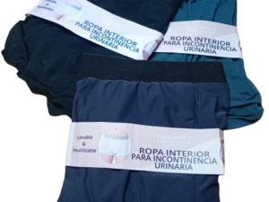 Pack x 3 unidades Boxer Incontinencia Hombre